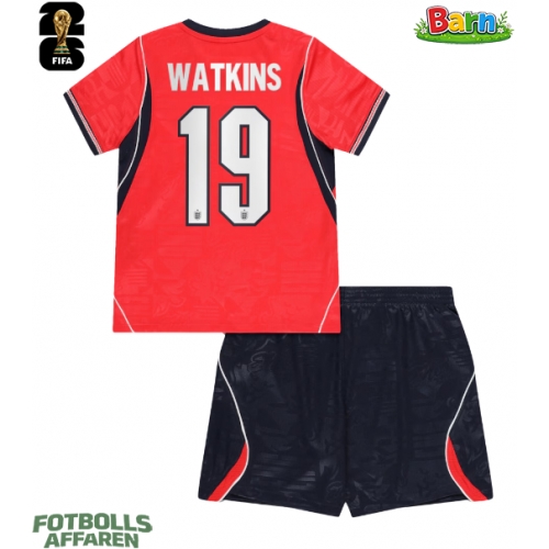 England Ollie Watkins #19 Bortaställ Barn VM 2026 Kortärmad (+ Korta byxor)